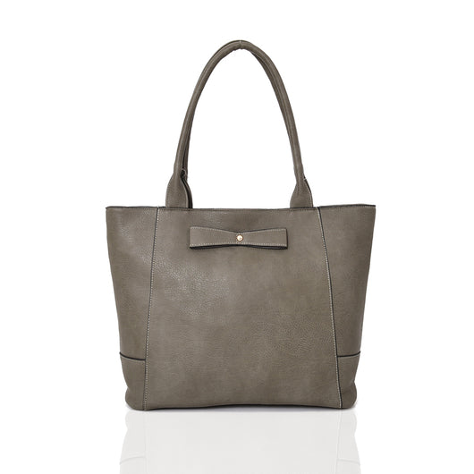 Sofia Bow Tote - grey image 1
