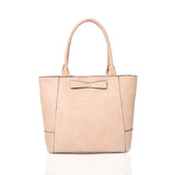 Sofia Bow Tote - light khaki image 1