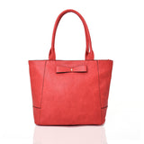 Sofia Bow Tote - red image 1