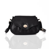 Rosie Ruched Cross Body - black image 1