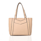 Layla Stud Detail Tote - beige image 1