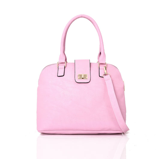 Pearl Top Handle Bag - light pink image 1