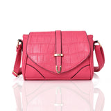 Snake Flap Cross Body Bag - fuchsia image 1