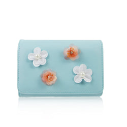 Rylee Flower Purse-blue image 1