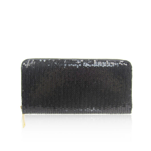 Sophie Sequin Purse Long-black image 1