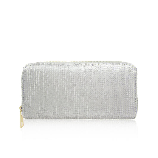 Sophie Sequin Purse Long-silver image 1