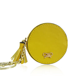 Round Coin Purse-yellow image 1