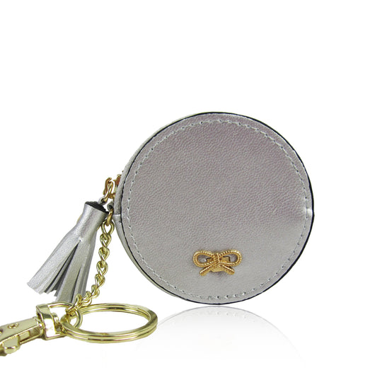Round Coin Purse-silver image 1