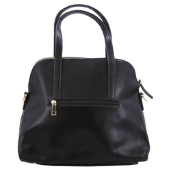 Metallic Curved Shopper - Black image 1