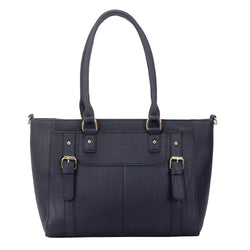 Violet Buckle Tote Bag - Black image 1