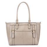Violet Buckle Tote Bag - Apricot image 1