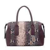 Layla Snake Bag  - Burgundy image 1