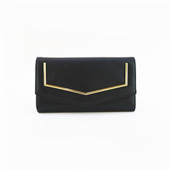 Point Trim Purse - Black image 1