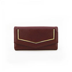 Point Trim Purse - Burgundy image 1