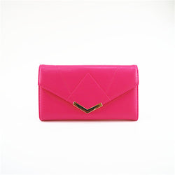 Arrow Point Purse - Fuschia image 1