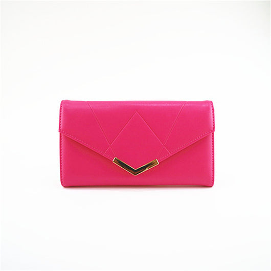 Arrow Point Purse - Fuschia image 1