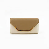 Angular Trim Purse - Brown image 1