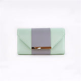 Block Contrast Purse - Lt Green image 1