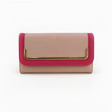 Contrast Edged Purse - Fuschia image 1