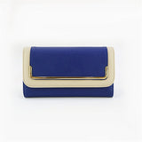 Contrast Edged Purse - Navy Blue image 1