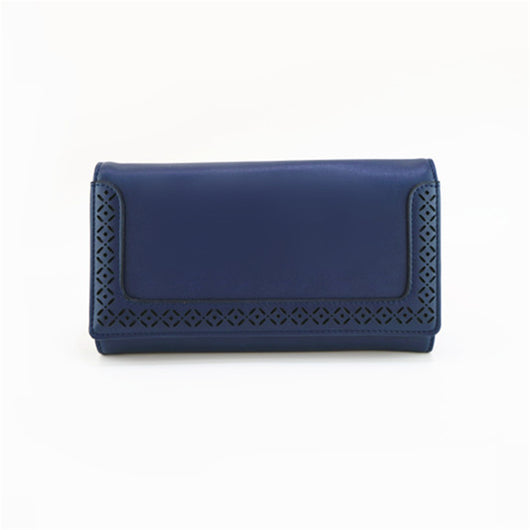 Joline Laser Edge Purse - Dk Blue image 1