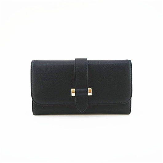 Ellie-May Metal Bar Trim Purse - Black image 1