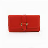 Ellie-May Metal Bar Trim Purse - Orange image 1