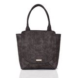 Pansy Croc Finish Shopper - Brown image 1