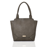 Pansy Croc Finish Shopper - Grey image 1