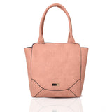 Pansy Croc Finish Shopper - Pink image 1