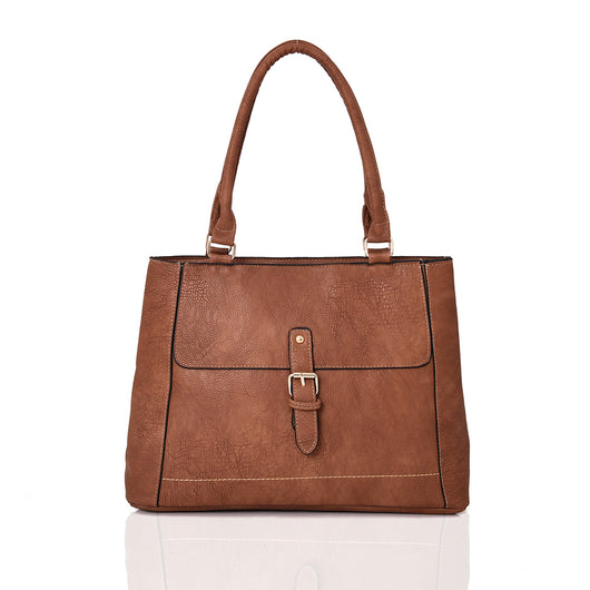 Pattie Buckle Should Bag - Redbrown image 1