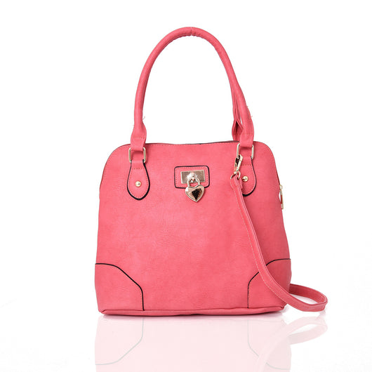 Patara Heart Charm Tote - Fuchsia image 1