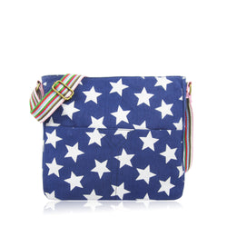 Stars Cross Body Bag - navy image 1