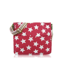 Stars Cross Body Bag - dark red image 1