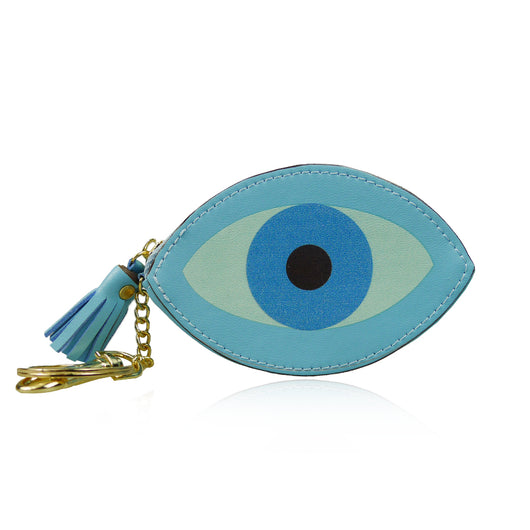 The Eye Coin Purse - L BLUE image 1