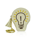 Light Bulb Coin Purse - BEIGE image 1