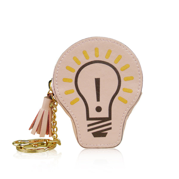 Light Bulb Coin Purse - PINK image 1