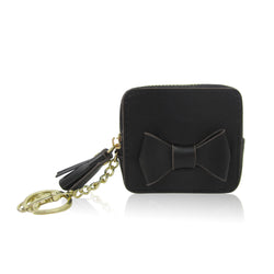 Square Coin Purse - BLACK image 1