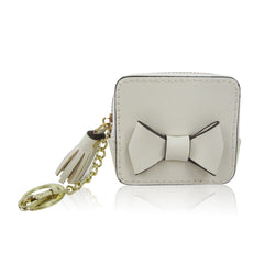 Square Coin Purse - BEIGE image 1