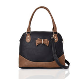 Parry Bow Contrast Tote Bag - Black image 1
