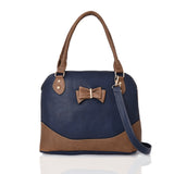 Parry Bow Contrast Tote Bag - Blue image 1