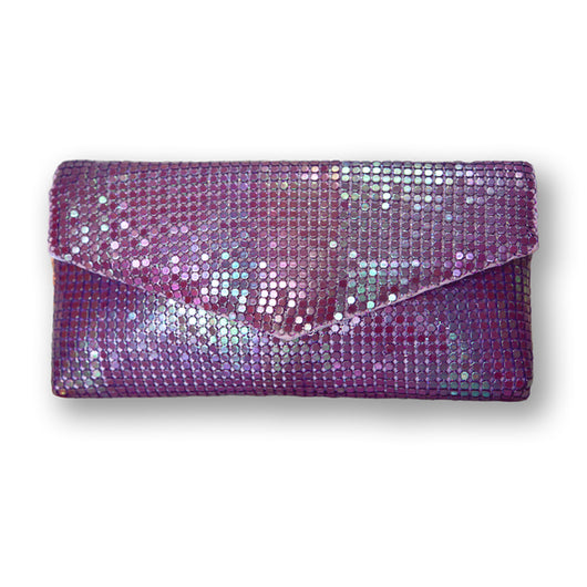 Ayana chainmail envelope bag - PURPLE image 1
