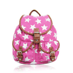 Stars Retro Rucksack - Pink image 1