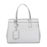 Layla Structured Bag with Luggage Tag  - Light Grey image 1