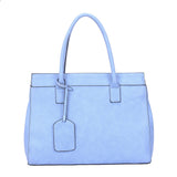 Layla Structured Bag with Luggage Tag  - Blue image 1