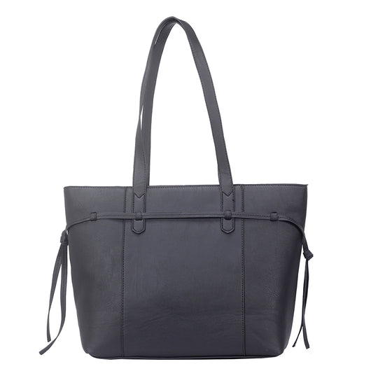 Elke Multi-Strap Loop Tote Bag - Black image 1