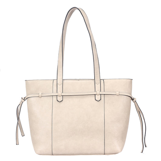 Elke Multi-Strap Loop Tote Bag - Cream image 1
