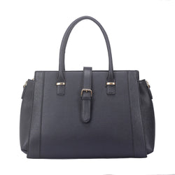 Kylie Buckle Strap Handbag - Black image 1