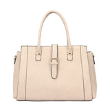 Kylie Buckle Strap Handbag - Beige image 1