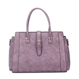 Kylie Buckle Strap Handbag - Purple image 1